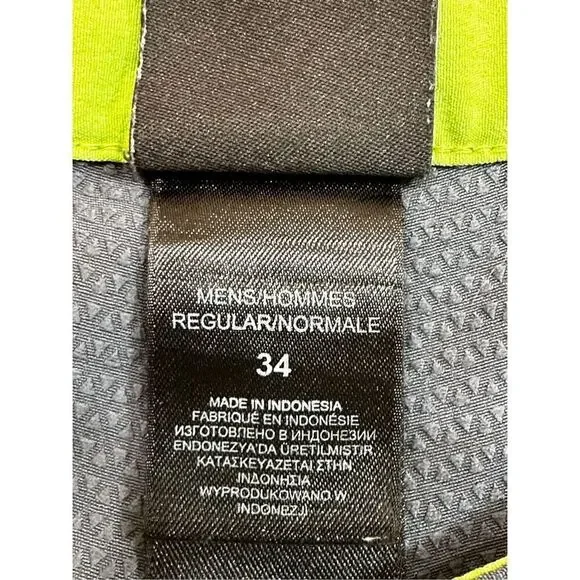 The North Face size 34 Men’s board shorts gray/ lime green - Picture 6 of 7